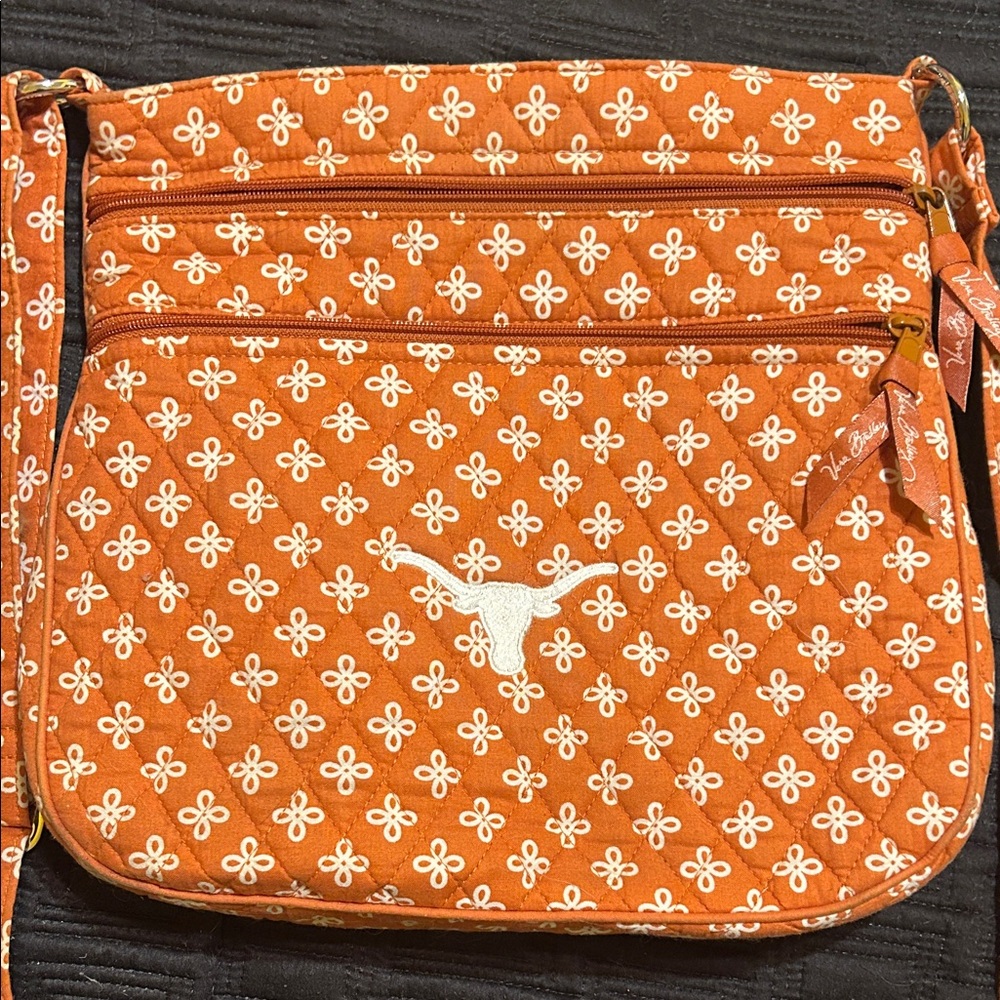 Vera Bradley UT Austin Burnt Orange Crossbody Bag